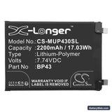Xiaomi Mix 4 Replacement Battery, 7.74V, 2200mAh, Li-Polymer 3