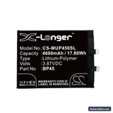 Xiaomi 12 Pro Replacement Battery, 3.87V, 4600mAh, Li-Polymer 3