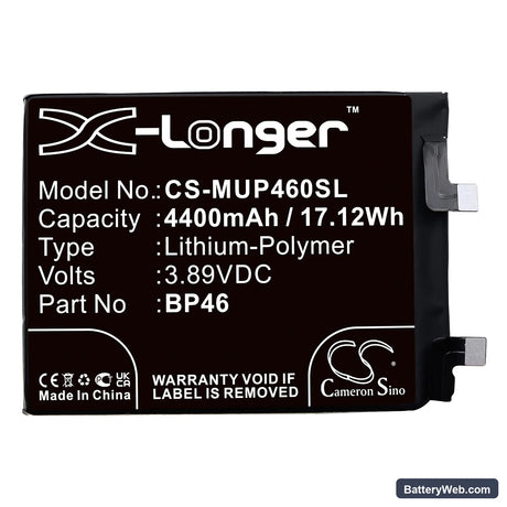 Xiaomi Xiaomi 12 Replacement Battery, 3.89V, 4400mAh, Li-Polymer 3