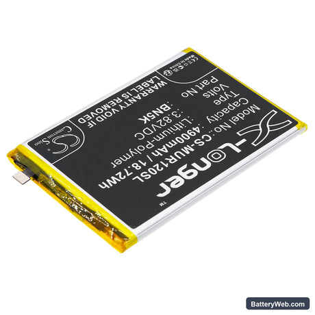 Poco C55 Replacement Battery, 3.82V, 4900mAh, Li-Polymer 2