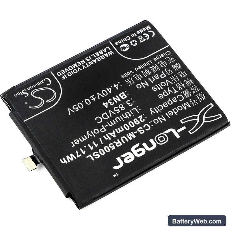 Redmi 5A Replacement Battery, 3.85V, 2900mAh, Li-Polymer 2