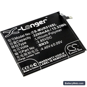 Redmi 5 Replacement Battery, 3.85V, 3200mAh, Li-Polymer 1