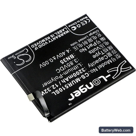 Redmi 5 Replacement Battery, 3.85V, 3200mAh, Li-Polymer 2