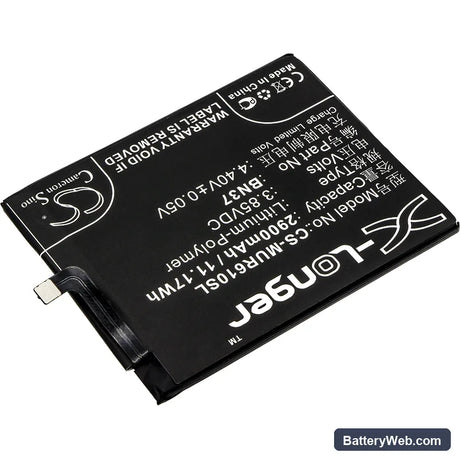 Redmi 6A Replacement Battery, 3.85V, 2900mAh, Li-Polymer 2