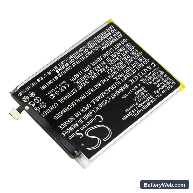 Xiaomi Redmi 7A Replacement Battery, 3.85V, 3900mAh, Li-Polymer 2
