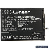 Redmi 8 Replacement Battery, 3.85V, 4900mAh, Li-Polymer 3