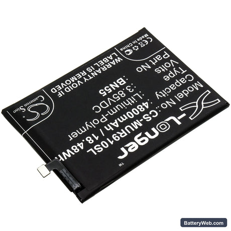 Xiaomi Redmi 9s Replacement Battery, 3.85V, 4800mAh, Li-Polymer 2