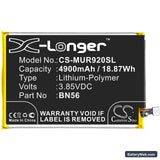 Redmi 9A Replacement Battery, 3.85V, 4900mAh, Li-Polymer 3