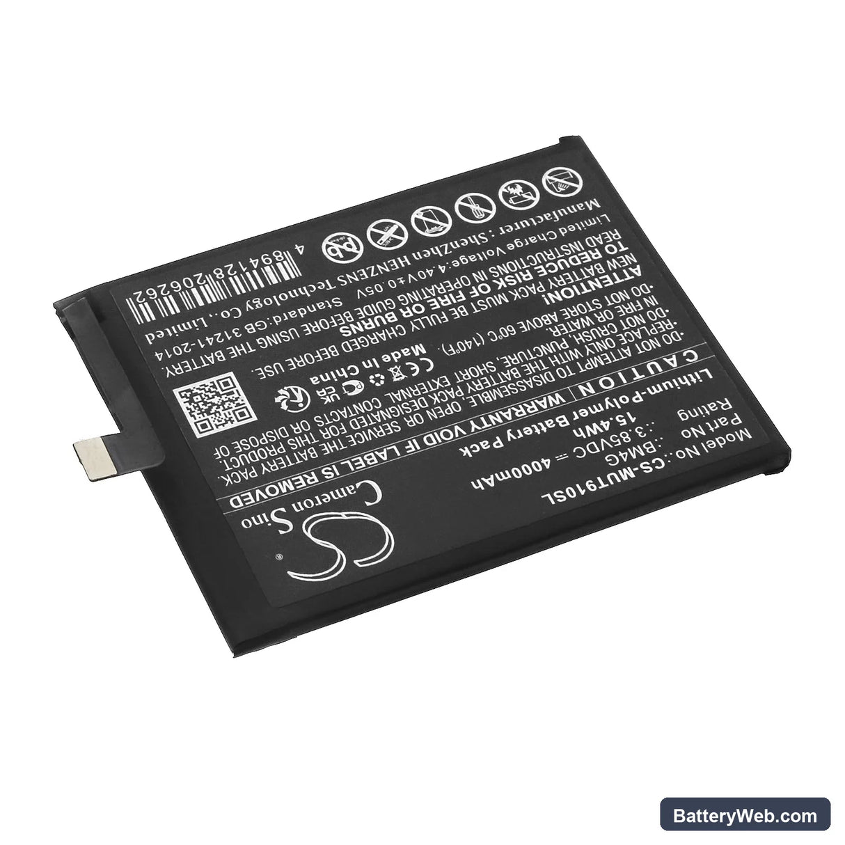 Xiaomi Mi 9T Replacement Battery, 3.85V, 4000mAh, Li-Polymer 2