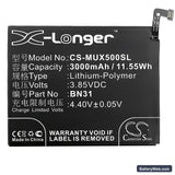 Xiaomi 5X Replacement Battery, 3.85V, 3000mAh, Li-Polymer 3