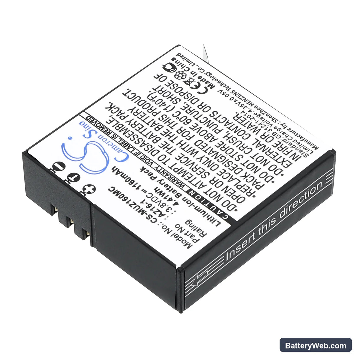Xiaomi AZ16 Replacement Battery, 3.8V, 1160mAh, Li-ion 2