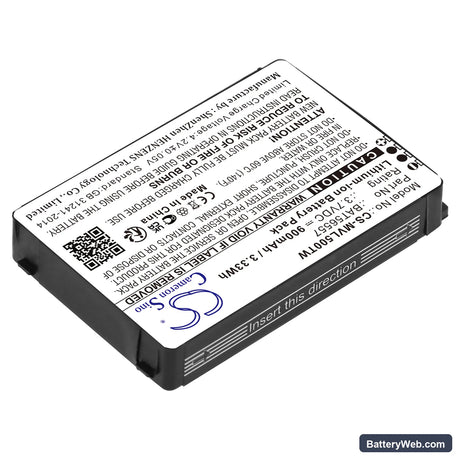 Motorola CLS1110 Replacement Battery, 3.7V, 900mAh, Li-ion 2
