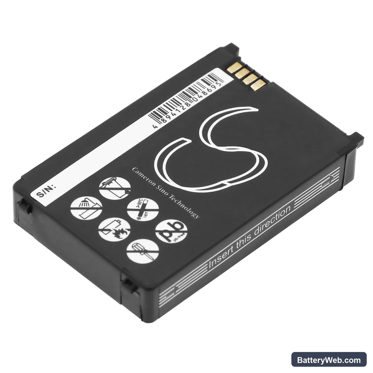 Motorola CLS1110 Replacement Battery, 3.7V, 900mAh, Li-ion 3