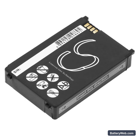 Motorola CLS1110 Replacement Battery, 3.7V, 900mAh, Li-ion 3