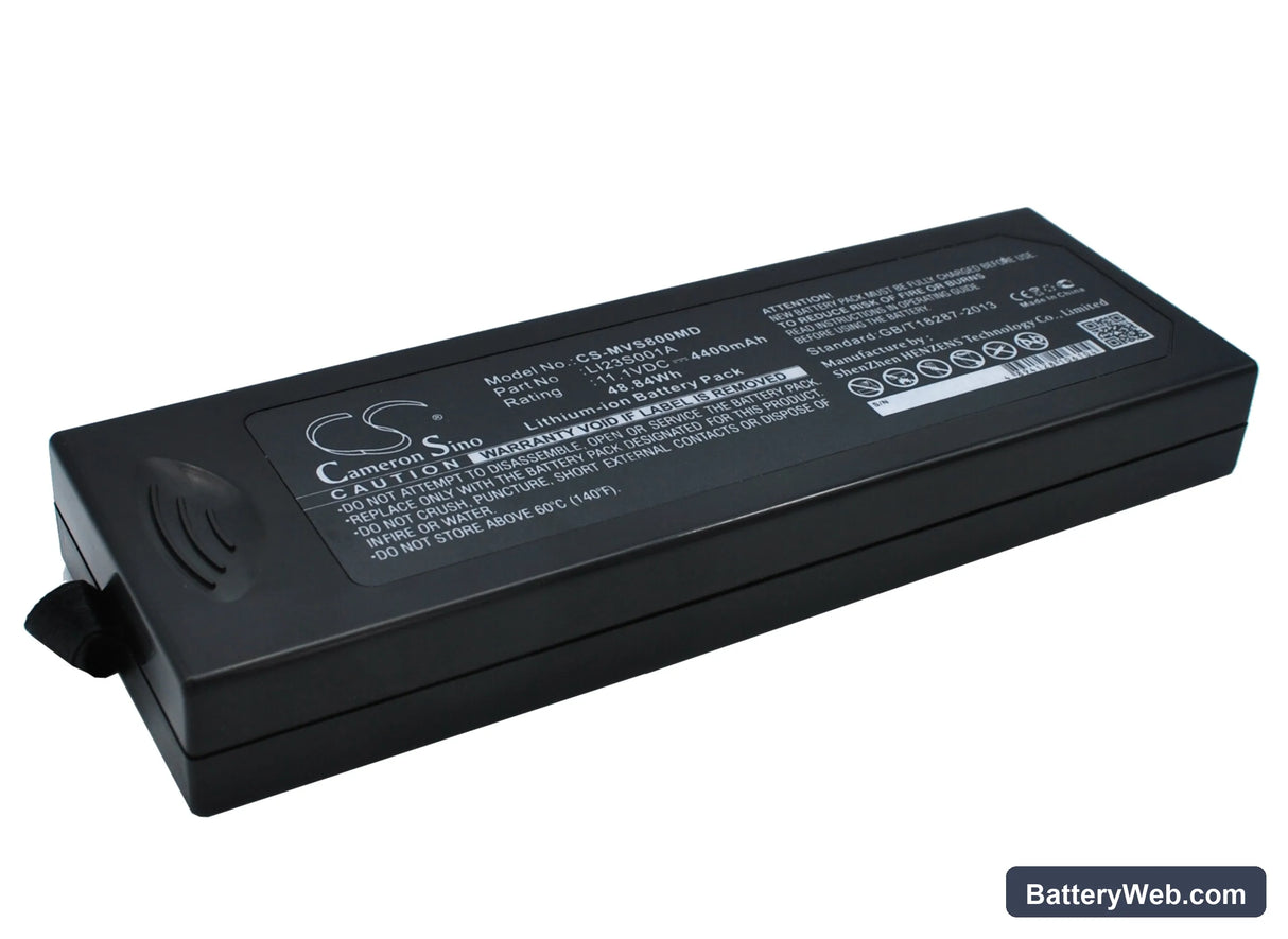 Mindray VS800 Replacement Battery, 11.1V, 4400mAh, Li-ion 2