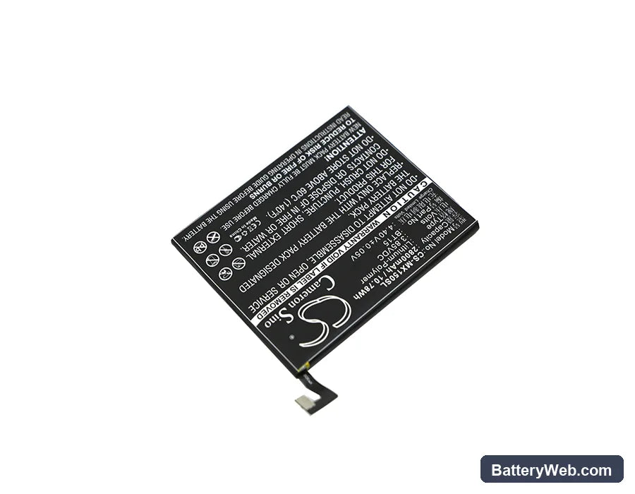 MeiZu M3s Replacement Battery, 3.85V, 2800mAh, Li-Polymer 2