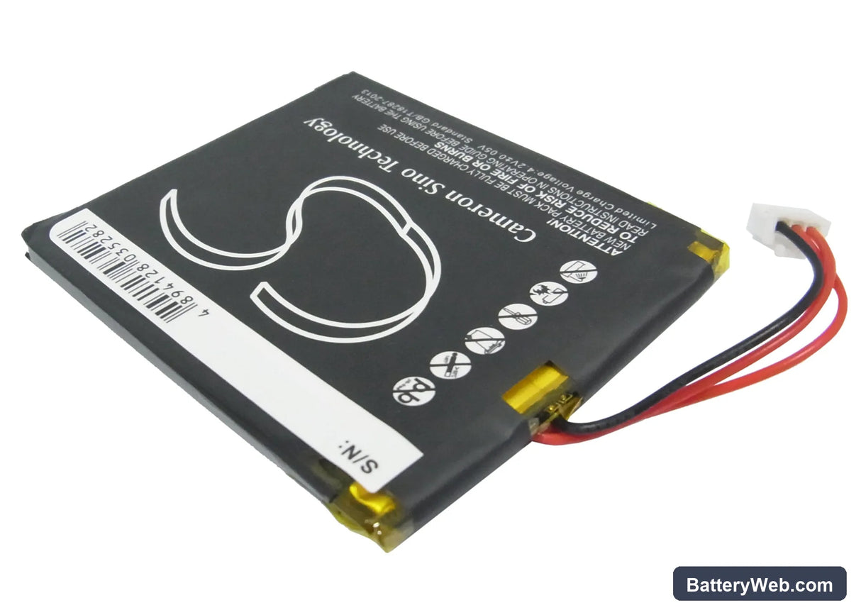 URC MX-3000 Replacement Battery, 3.7V, 2100mAh, Li-Polymer 3