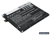 MeiZu M1 Replacement Battery, 3.8V, 3100mAh, Li-Polymer 4
