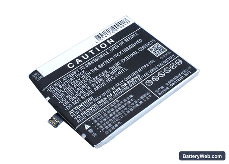 MeiZu MX4 Pro Replacement Battery, 3.8V, 3350mAh, Li-Polymer 3