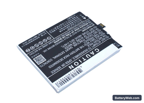 MeiZu MX4 Pro Replacement Battery, 3.8V, 3350mAh, Li-Polymer 4