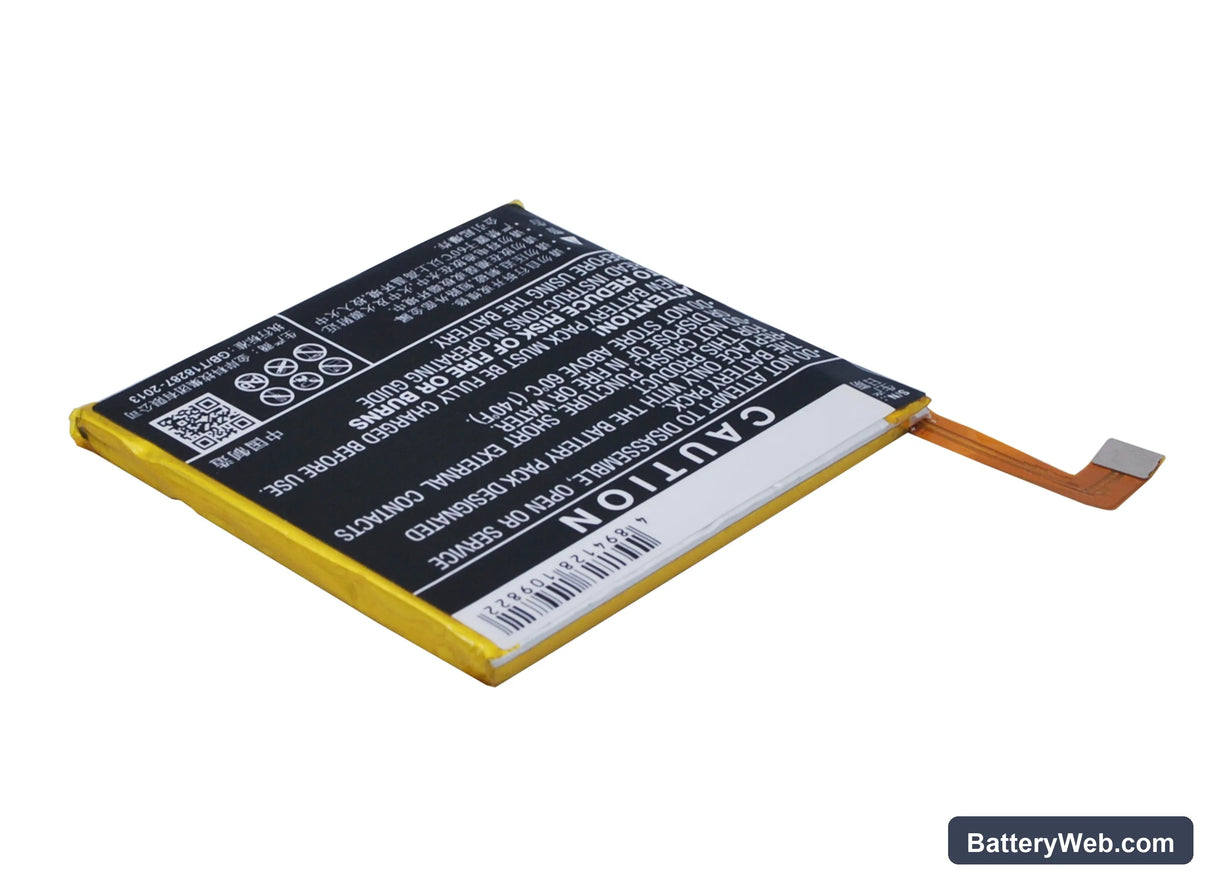 MeiZu M2 Replacement Battery, 3.8V, 2400mAh, Li-Polymer 4