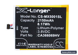 Medion Life X5001 Replacement Battery, 3.8V, 2150mAh, Li-Polymer 5