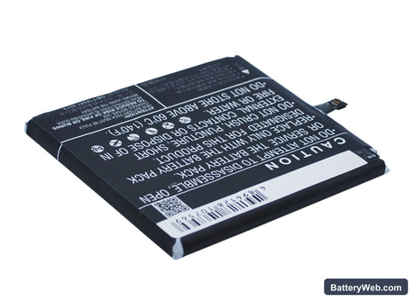 MeiZu MX5 Replacement Battery, 3.8V, 3050mAh, Li-Polymer 5