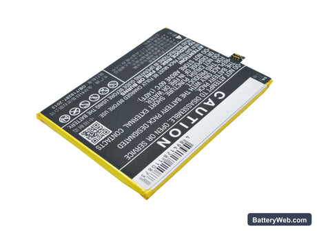 MeiZu Meilan Note 2 Replacement Battery, 3.8V, 2900mAh, Li-Polymer 4