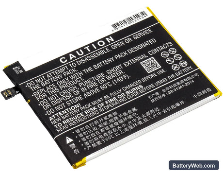 Meilan A5 Replacement Battery, 3.8V, 3000mAh, Li-Polymer 3