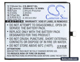 MeiZu Pro 6 Replacement Battery, 3.8V, 2500mAh, Li-Polymer 5