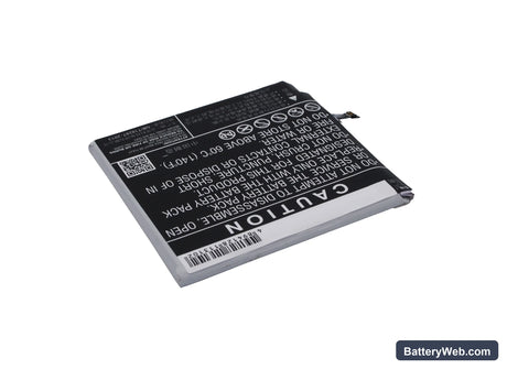 MeiZu MX5 Pro Replacement Battery, 3.8V, 3000mAh, Li-Polymer 4