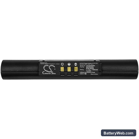 URC UN-MX6000 Replacement Battery, 3.7V, 5200mAh, Li-ion 3