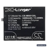 MeiZu Pro 6 Plus Replacement Battery, 3.85V, 3400mAh, Li-Polymer 3