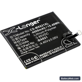 Meilan Note 5 Replacement Battery, 3.85V, 4000mAh, Li-Polymer 1