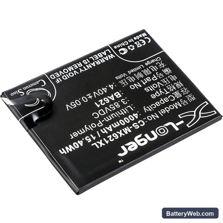 Meilan Note 5 Replacement Battery, 3.85V, 4000mAh, Li-Polymer 2