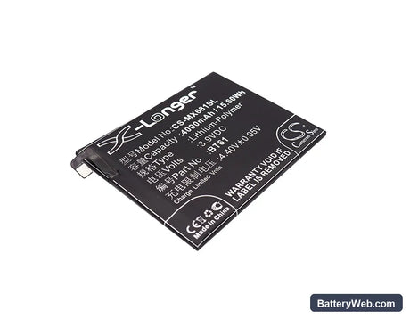 MeiZu L681C Replacement Battery, 3.9V, 4000mAh, Li-Polymer 1