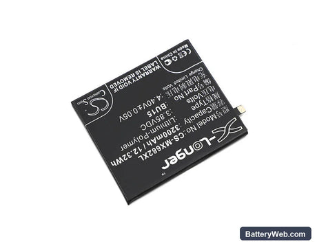 Meilan U20 Replacement Battery, 3.85V, 3200mAh, Li-Polymer 2