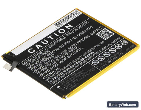 MeiZu M3 Replacement Battery, 3.85V, 2800mAh, Li-Polymer 3