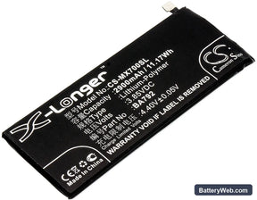 MeiZu Pro 7 Replacement Battery, 3.85V, 2900mAh, Li-Polymer 1