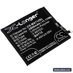 MeiZu M6s Replacement Battery, 3.85V, 2900mAh, Li-Polymer 1