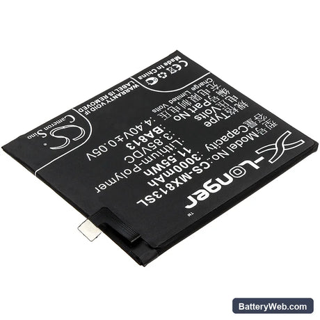 MeiZu V8 Pro Replacement Battery, 3.85V, 3000mAh, Li-Polymer 2