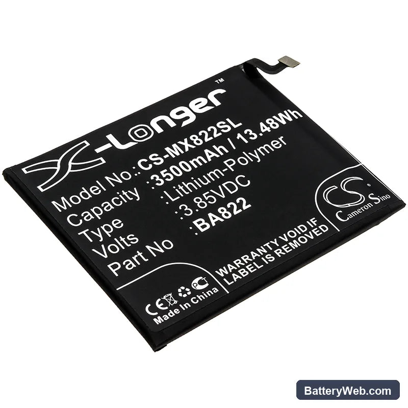 MeiZu Note 8 Replacement Battery, 3.85V, 3500mAh, Li-Polymer 1