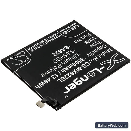 MeiZu Note 8 Replacement Battery, 3.85V, 3500mAh, Li-Polymer 2