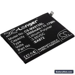 Meilan 16X Replacement Battery, 3.85V, 2900mAh, Li-Polymer 1