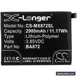 Meilan 16X Replacement Battery, 3.85V, 2900mAh, Li-Polymer 3