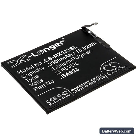 MeiZu Note 9 Replacement Battery, 3.85V, 3900mAh, Li-Polymer 1