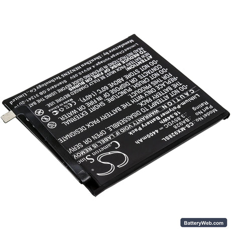 MeiZu 16T Replacement Battery, 3.85V, 4400mAh, Li-Polymer 2