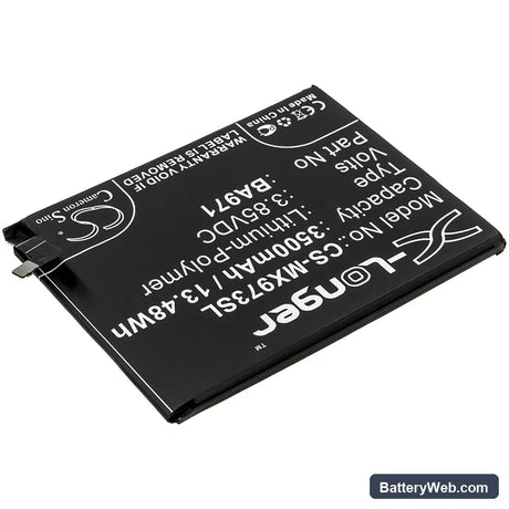 MeiZu 16S Replacement Battery, 3.85V, 3500mAh, Li-Polymer 2