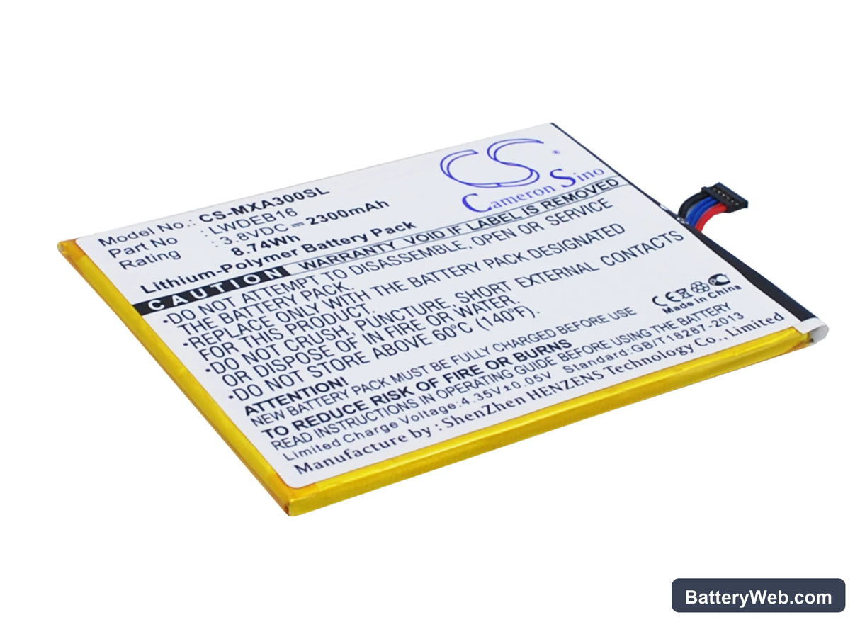 Micromax Canvas Gold Replacement Battery, 3.8V, 2300mAh, Li-Polymer 2