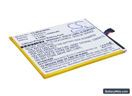 Micromax Canvas Gold Replacement Battery, 3.8V, 2300mAh, Li-Polymer 2